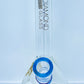 Diamond Glass 6" Beaker w/ Color Accents