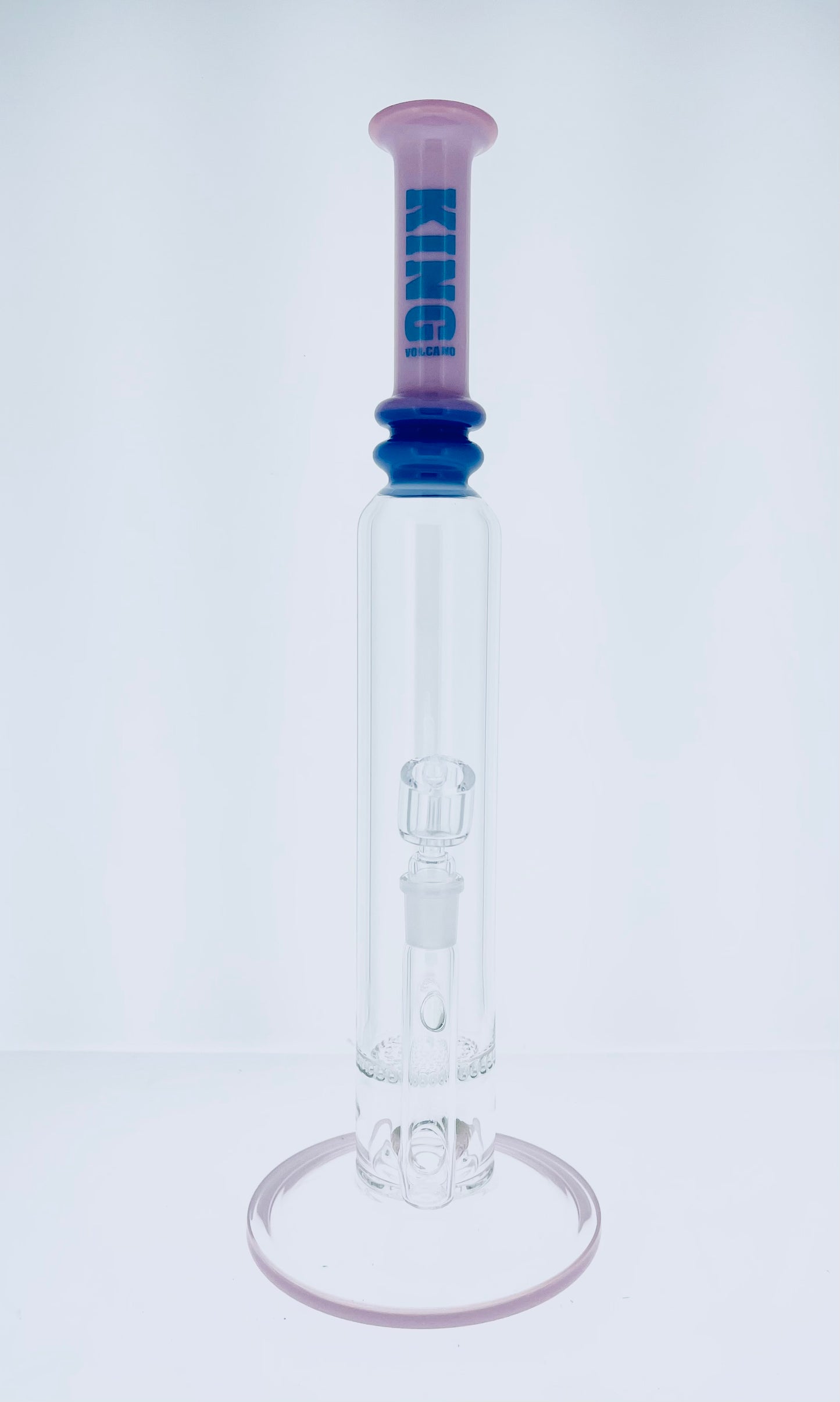 King Volcano 15" Rig w/ Color Neck & Honey Comb Perc