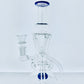 8" Double Uptake Recycler w/ Showerhead Perc & Pass Through