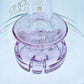 Diamond Glass Bent Neck Rig w/ Color Accents & Showerhead Perc