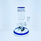 Mini Beaker w/ Colored Quad Perc 6"