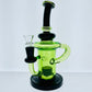 9" Full Color Recycler w/ Showerhead Perc & Dual Color