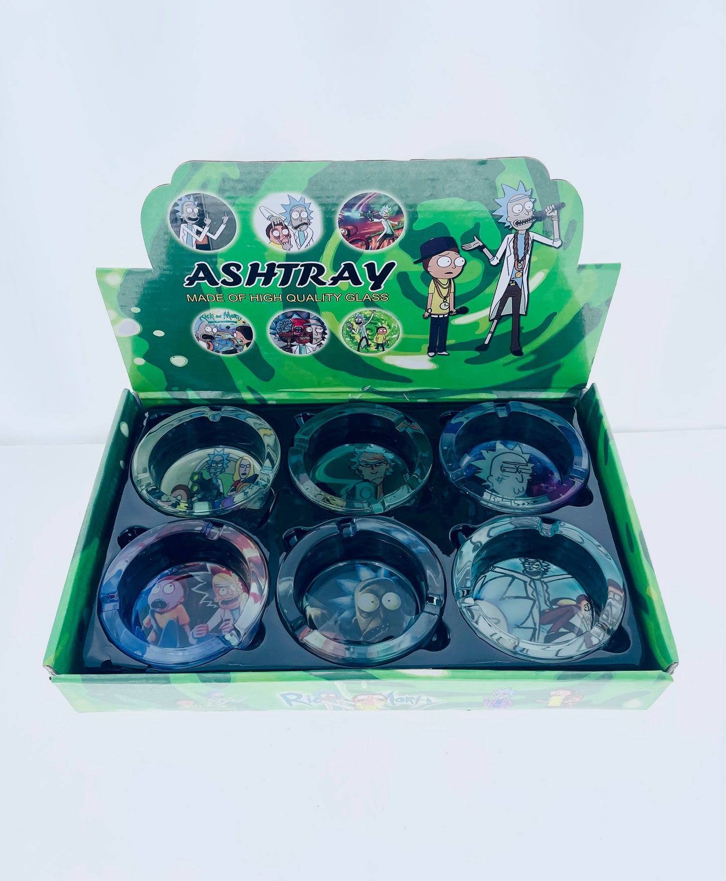 6pk Theme Ashtray Display