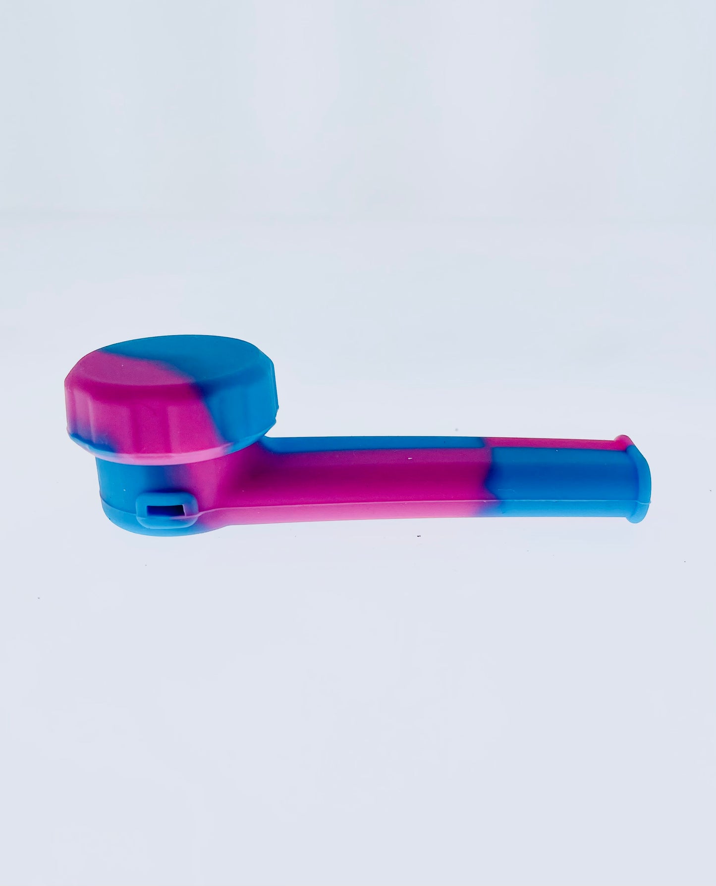 3.5" Silicone Hand Pipe w/ Metal Bowl