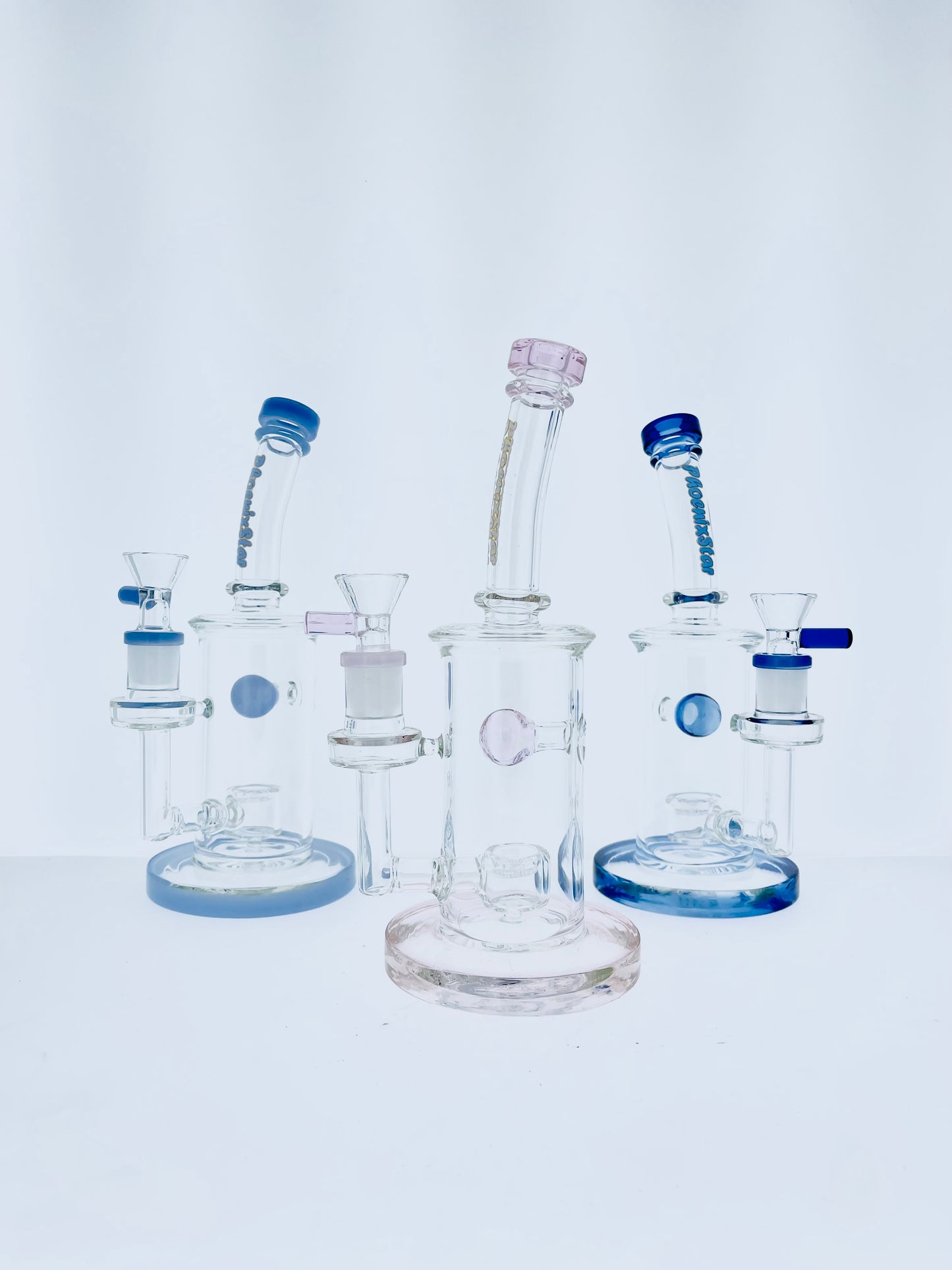 Phoenix 9" Rig w/ Color Ball & Honeycomb Jet Perc
