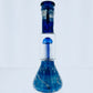 11" Silver Fumed Beaker w/ Tree Arm Perc