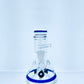 Mini Beaker w/ Colored Quad Perc 6"