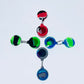 Silicone Slick Keyring