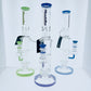 Phoenix 14" Color Rig w/ Showerhead Perc & Tree Arm Perc