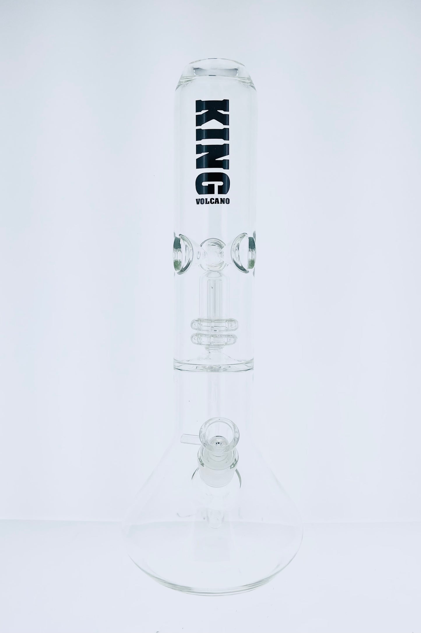 King Volcano 65mm Beaker w/ Perc & Ice Catch