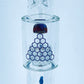 Diamond Glass 16" Color Rig w/ Dual matrix Perc & Wig Wag