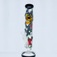 14" Painted Flower Straight