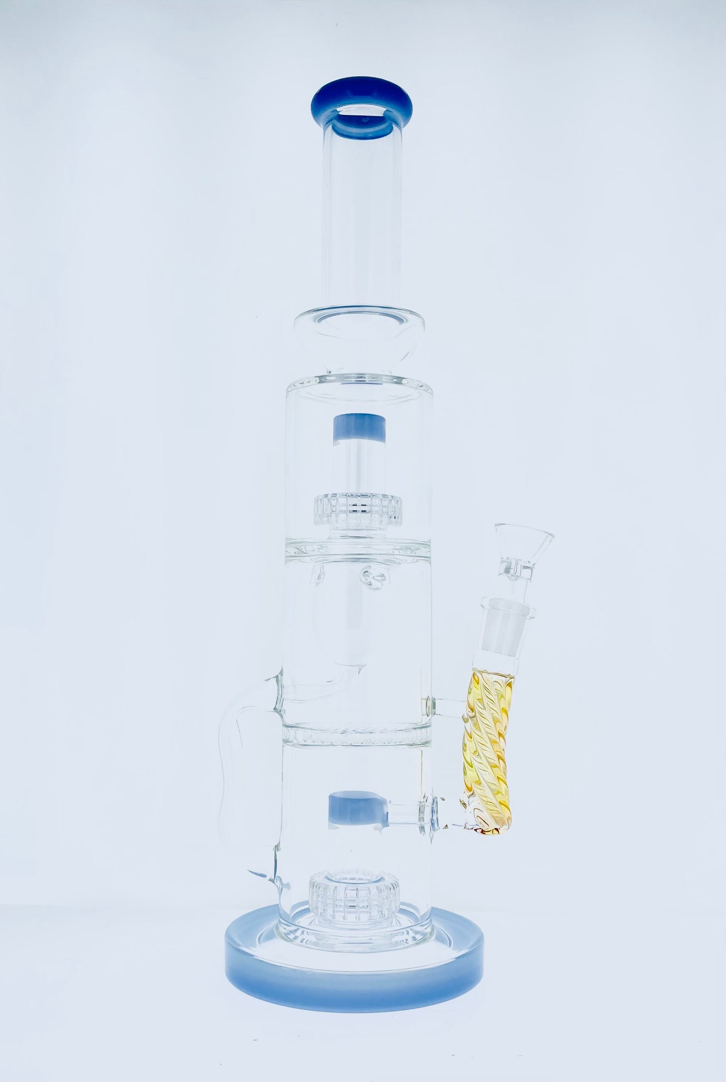 16.5" Recycler Rig w/ Color Accents & Triple Perc