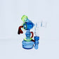 6" Full Color Paint Drip Male Rig
