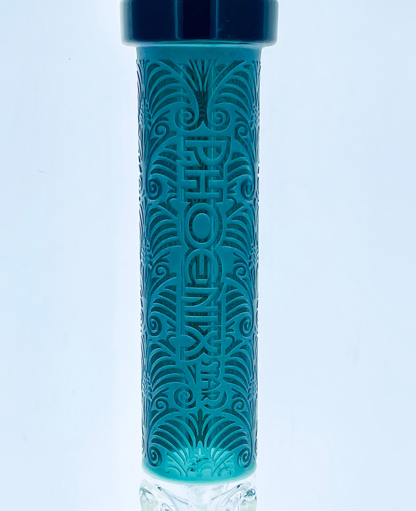 Phoenix Etched  Beaker w/ Color