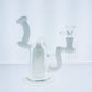 6" Mini Recycler Rig w/ Color Accents