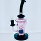 9" Full Color Recycler w/ Showerhead Perc & Dual Color
